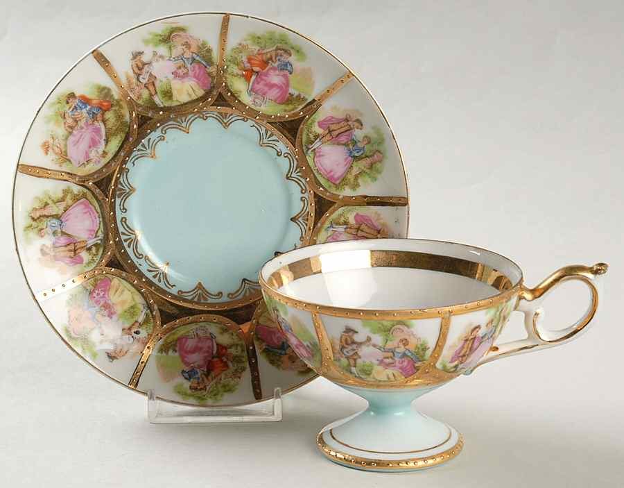 7700 Footed Cup & Saucer Set by Arnart-1