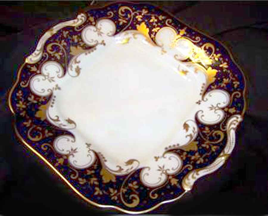 252 Handled Cake Plate by Unknown Manufacturer-1