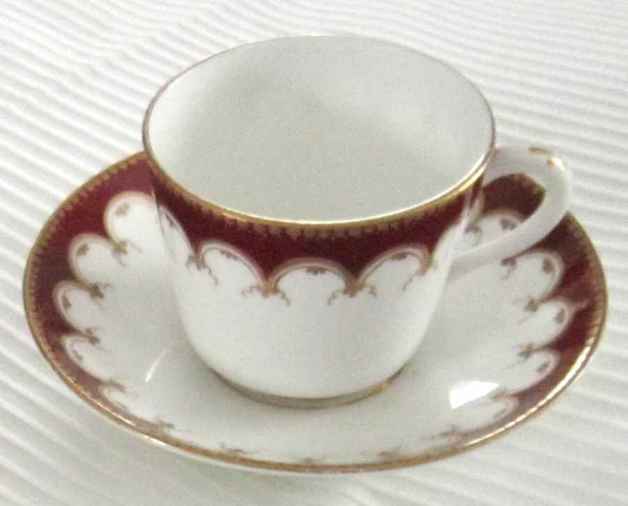 731 Flat Cup & Saucer Set by Unknown Manufacturer-1