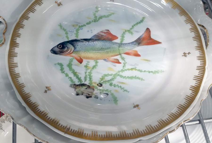 ULE1 Dinner Plate by Couleuvre Limoges-1