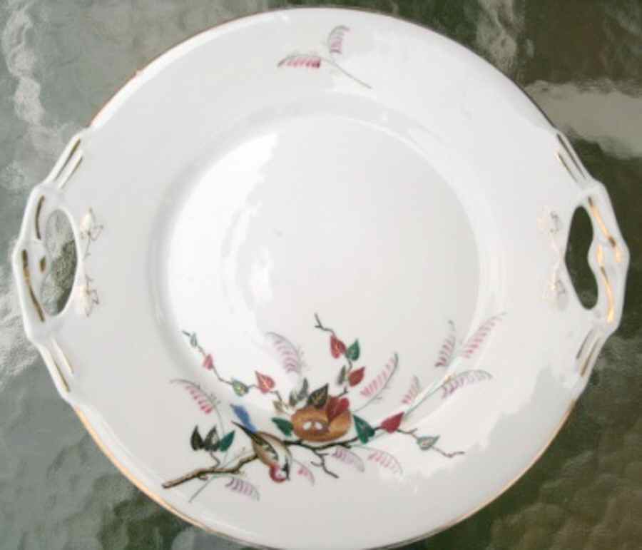 3851 Handled Cake Plate by Unknown Manufacturer-1