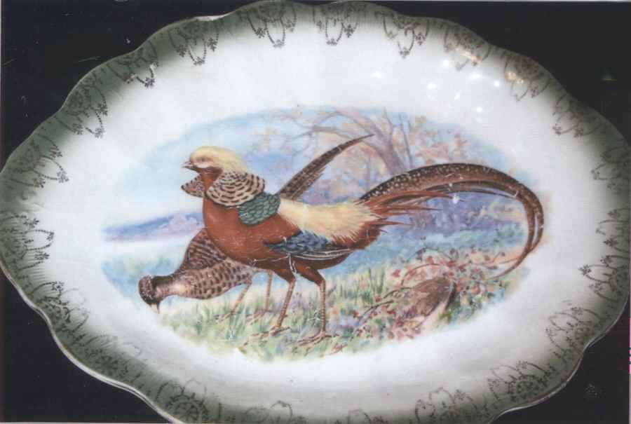 Mintons 14" Oval Serving Platter by Unknown Manufacturer-1