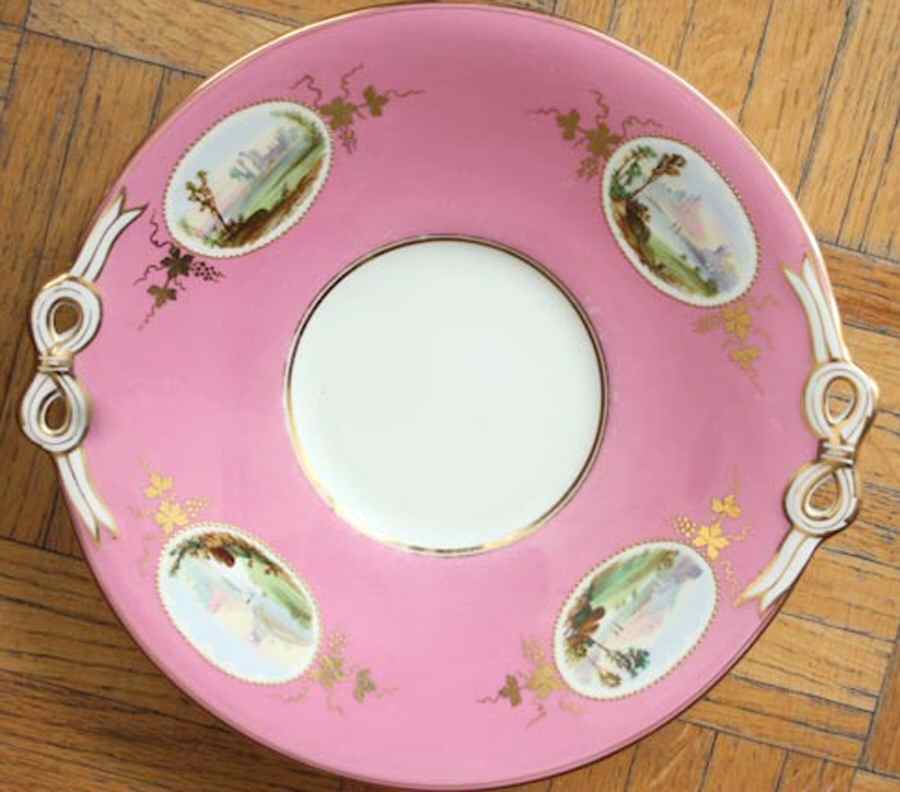 6421 Handled Cake Plate by Unknown Manufacturer-1