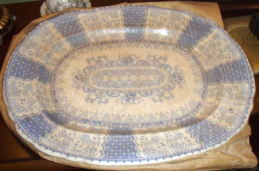Brittannicia 16" Oval Serving Platter by England-1