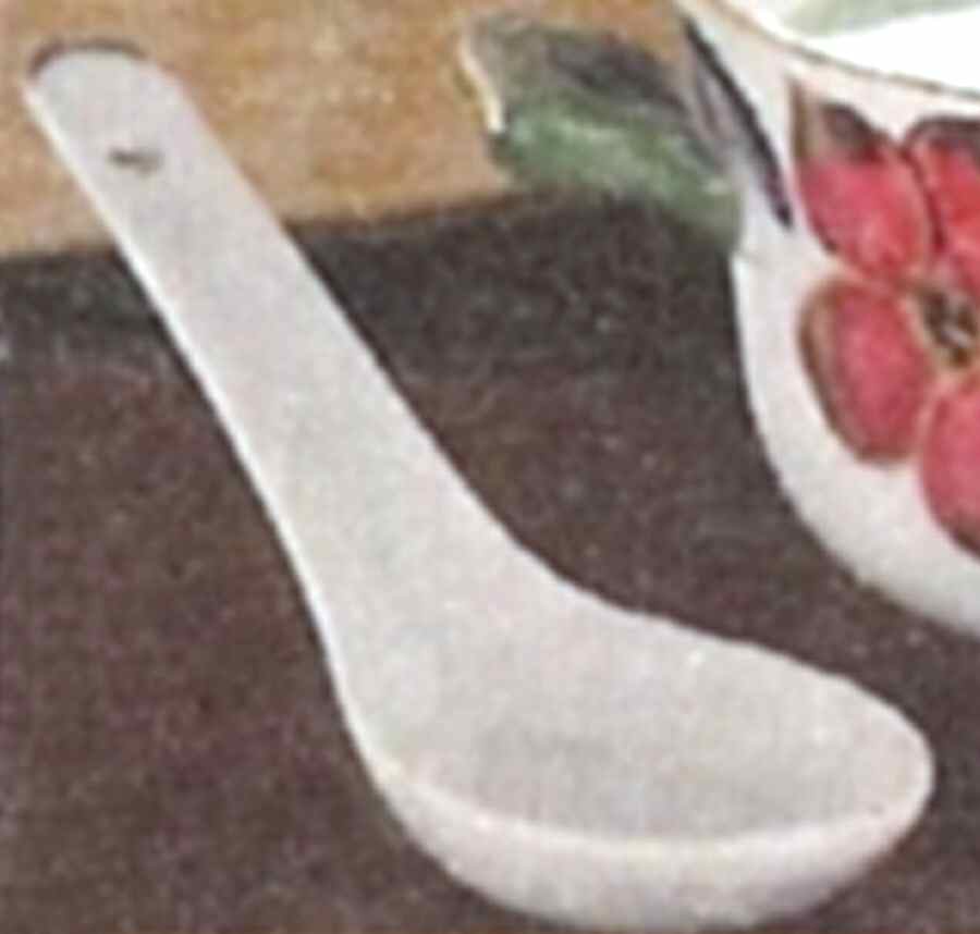 Harvest Flower Chinese Teaspoon by Unknown Manufacturer-1