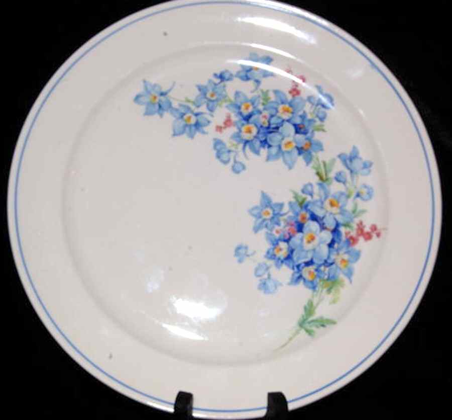Uc892 Dinner Plate by Unknown Manufacturer-1