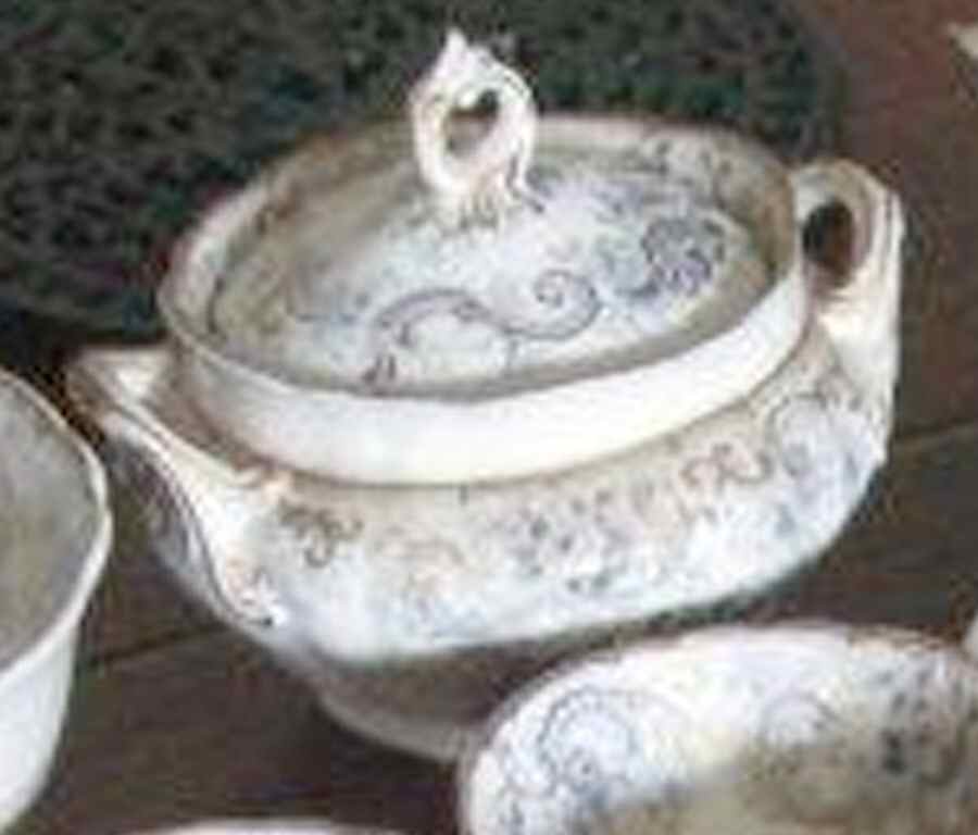 2820 Sugar Bowl & Lid by Unknown Manufacturer-1