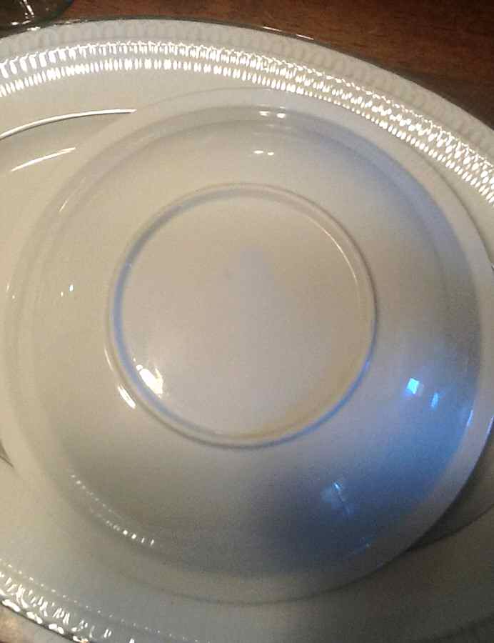 Roman Platinum Dinner Plate by Japan-1
