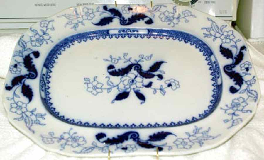 Oriental 14" Oval Serving Platter by Thomas Dimmock-1