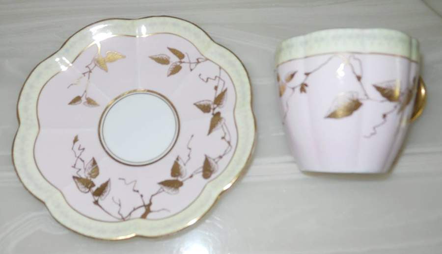 6046 Flat Cup & Saucer Set by Unknown Manufacturer-1