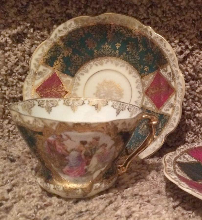UC319 Flat Cup & Saucer Set by Unknown Manufacturer-1