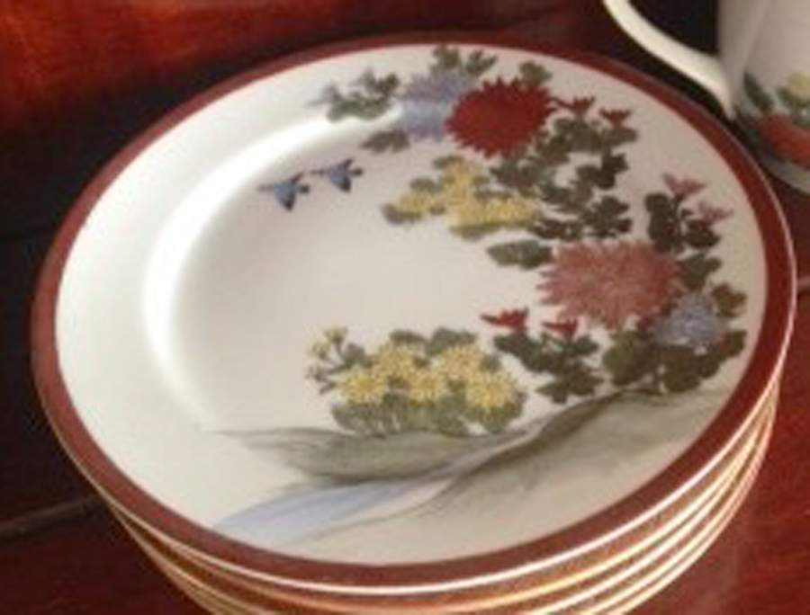 KUT408 Salad Plate by Kutani-1