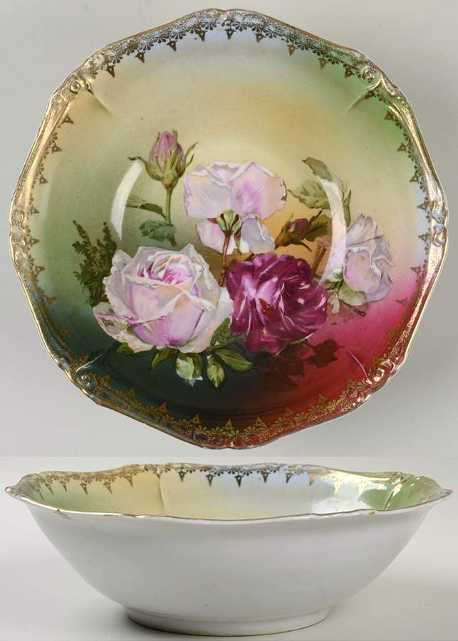 7-598 9" Round Vegetable Bowl by Germany-1