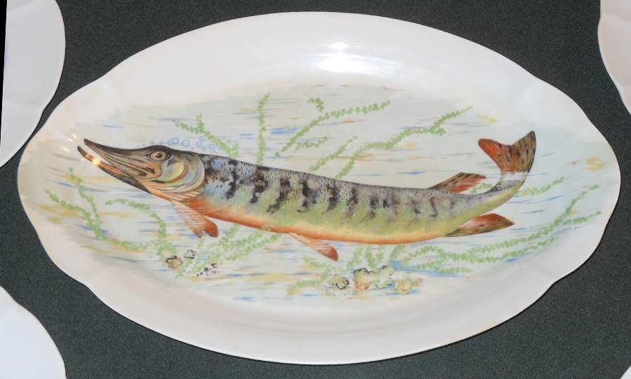 ULE2 24" Fish Platter by Couleuvre Limoges-1