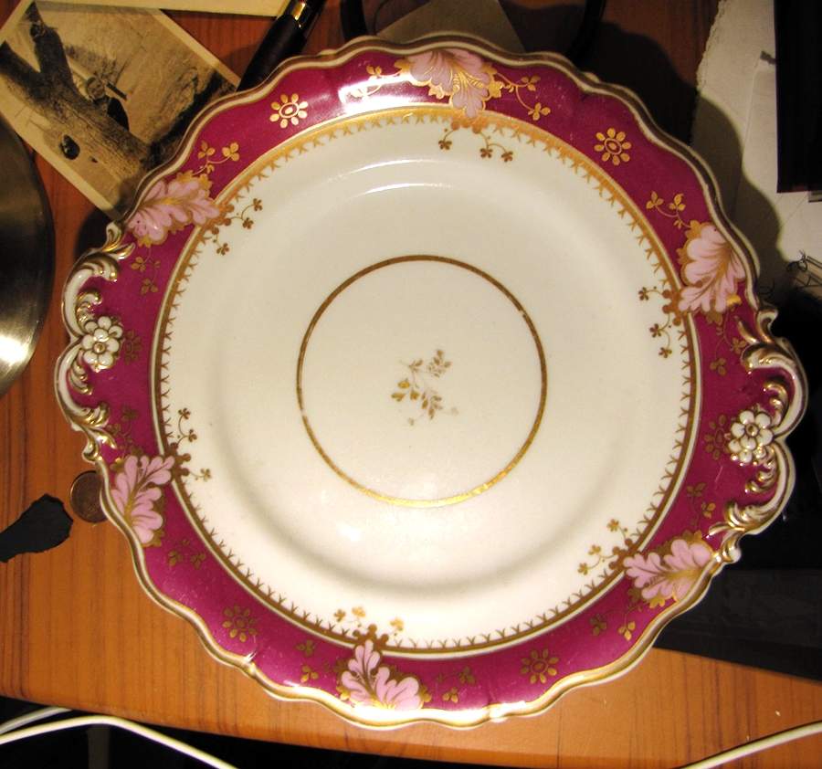 2-3228 Handled Cake Plate by Unknown Manufacturer-1