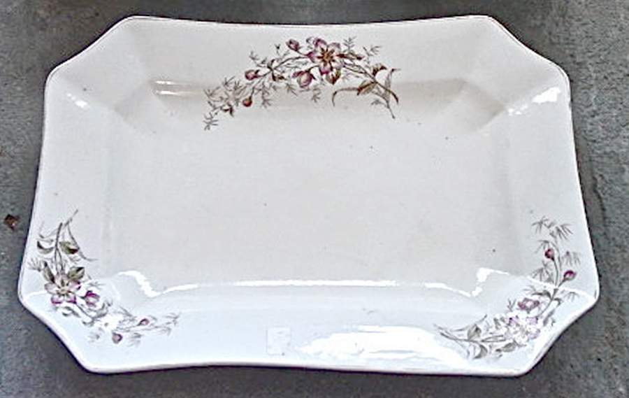 D587 18" Oval Serving Platter by Unknown Manufacturer-1