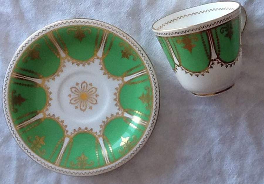 786 Flat Cup & Saucer Set by Unknown Manufacturer-1