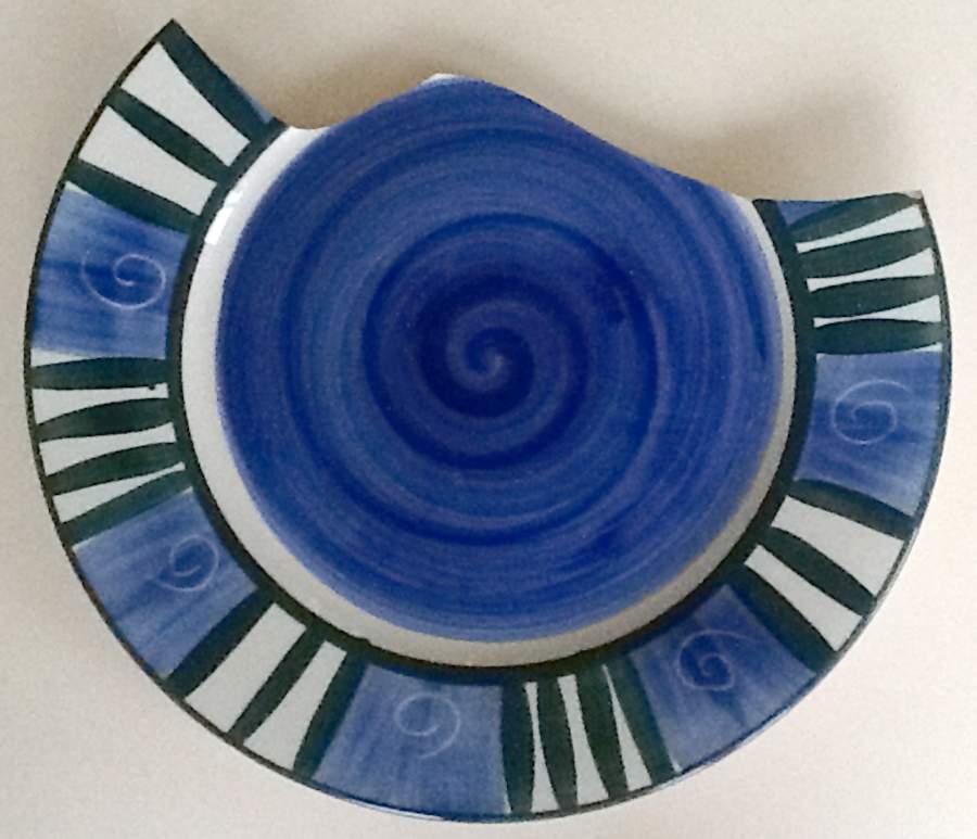 Calico Dinner Plate by Montgomery Ward-1