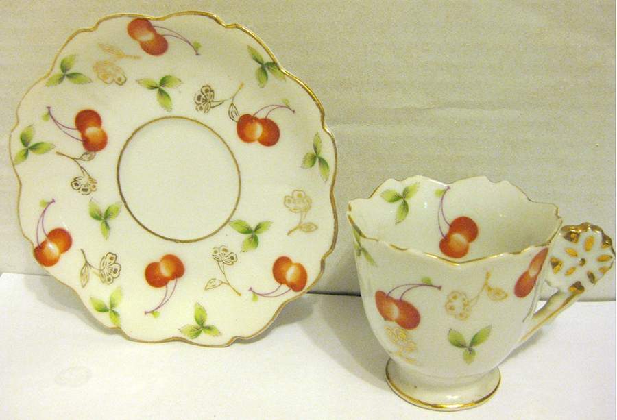 UCA85 Footed Cup & Saucer Set by Ucagco-1