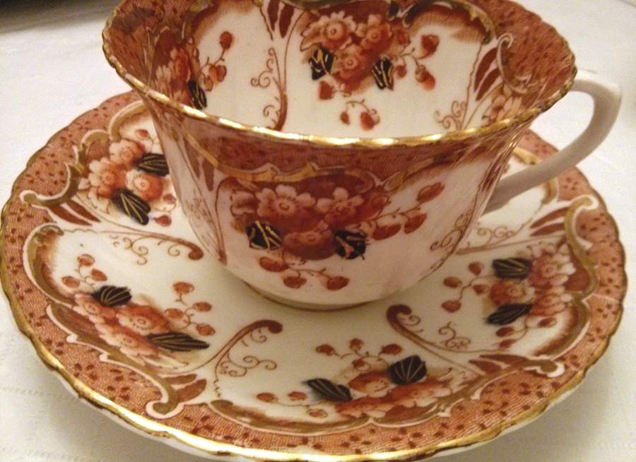 Trent Flat Cup & Saucer Set by England-1