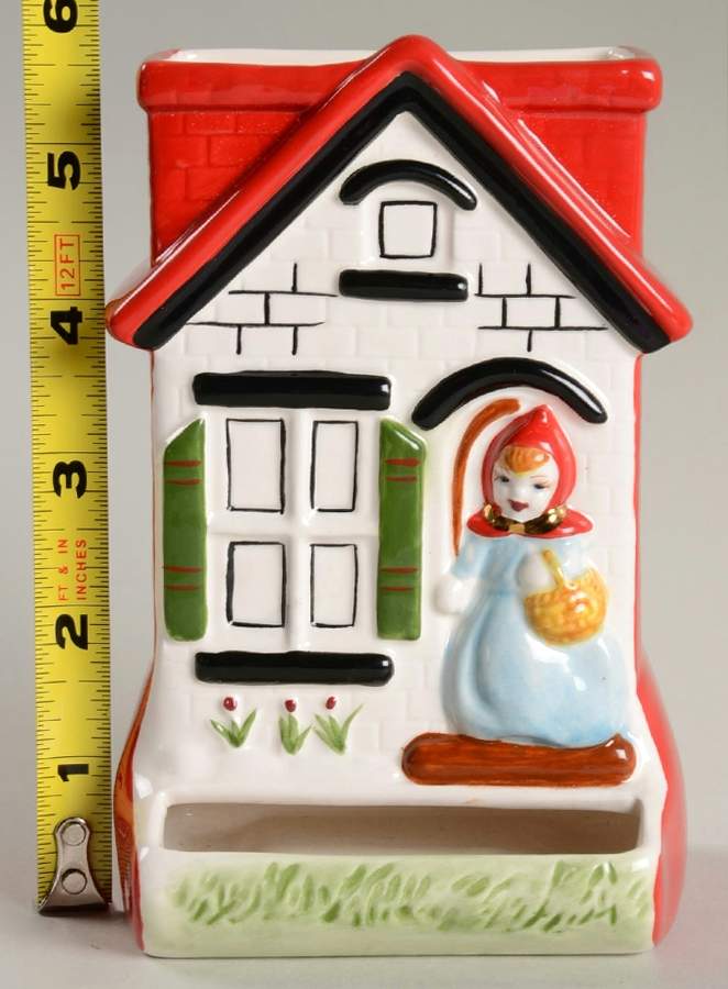 Little Red Riding Hood Match Holder, for Wood Matches by Unknown Manufacturer-1