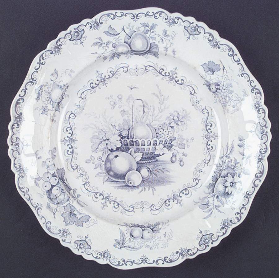 Fruit Basket Dinner Plate by Ridgway (Ridgways)-1