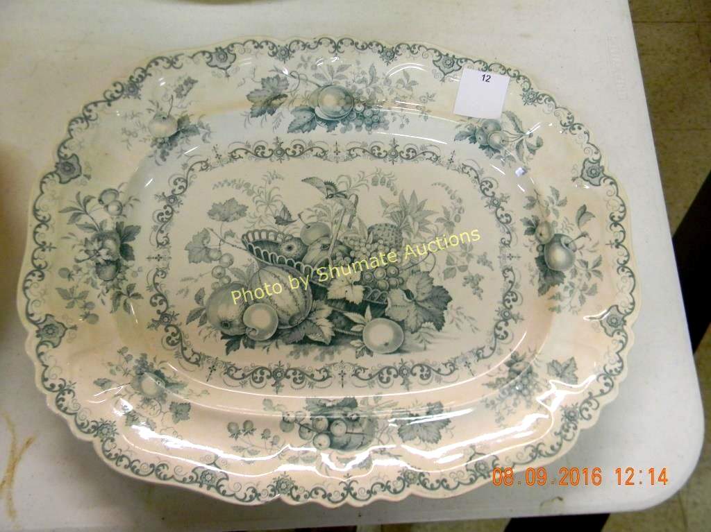 Fruit Basket 16" Oval Serving Platter by Ridgway (Ridgways)-1