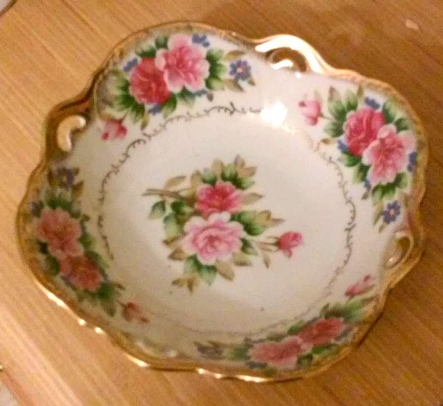 Dresden Garland 9" Round Vegetable Bowl by Unknown Manufacturer-1