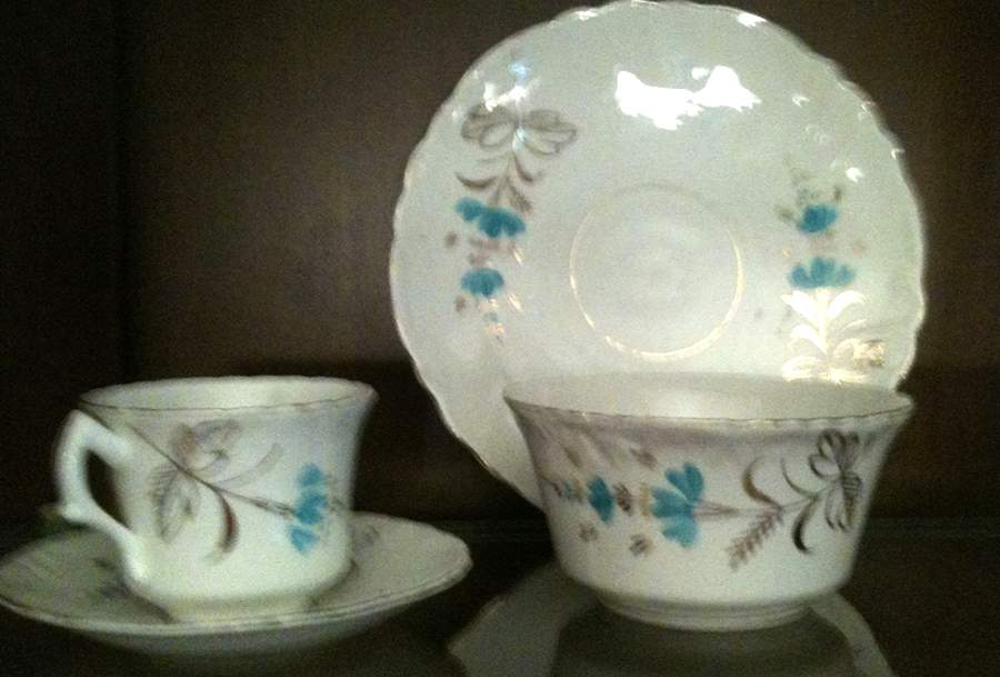 4292 Flat Cup & Saucer Set by Unknown Manufacturer-1