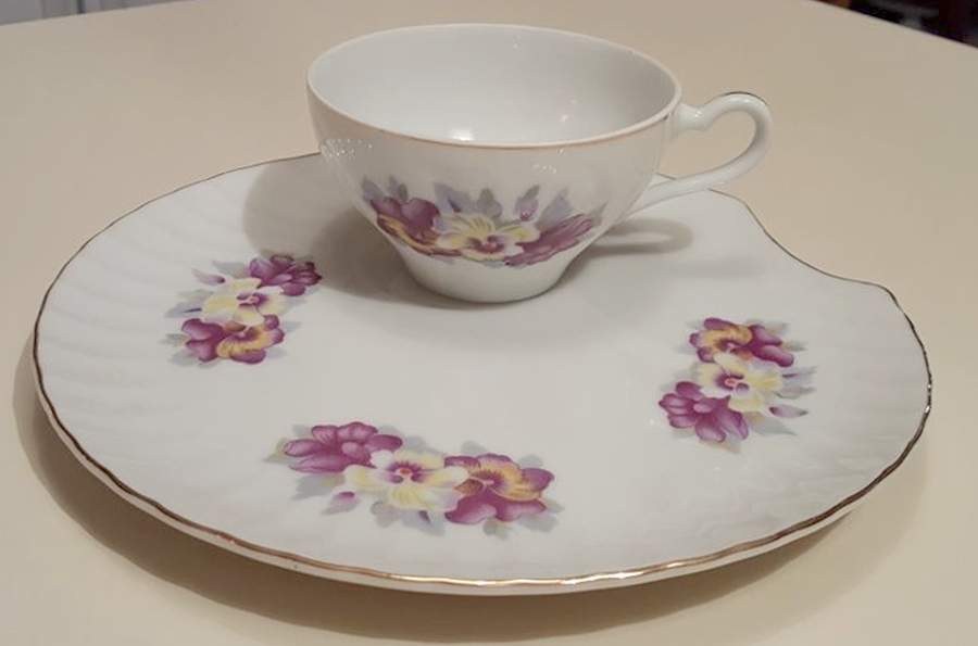 2358C Snack Plate & Cup Set by Japan-1