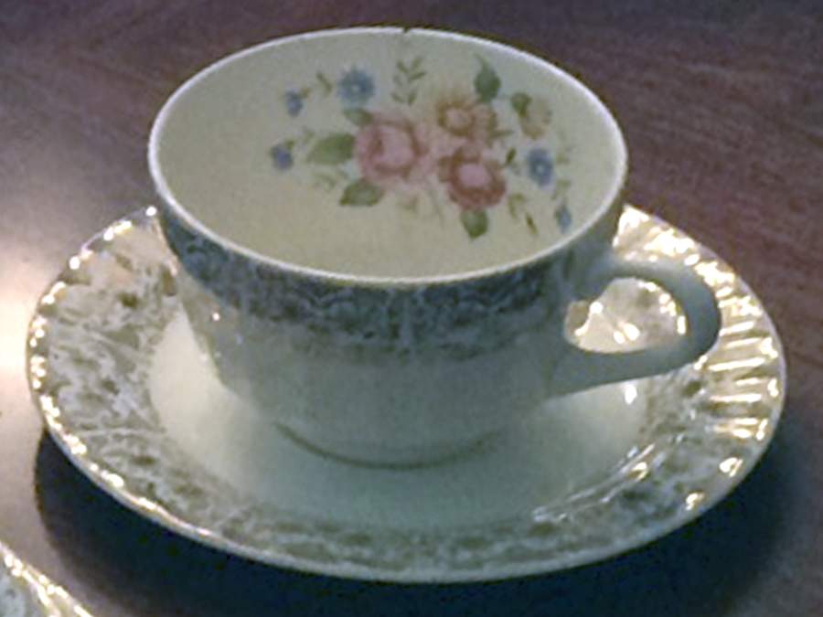 USA174 Flat Cup & Saucer Set by USA-1