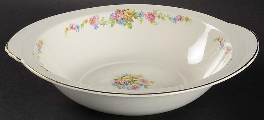 Rose 9" Round Vegetable Bowl by USA-1