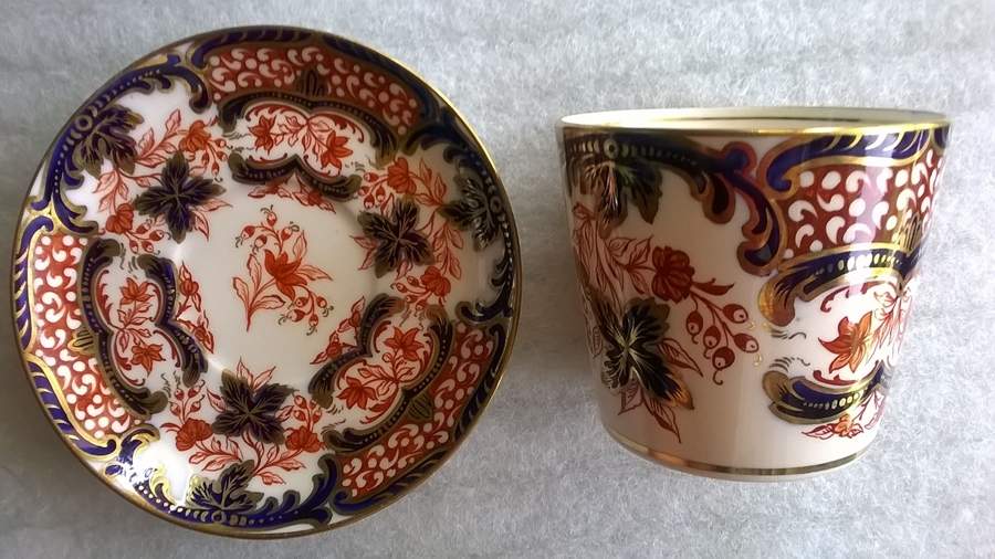 8783 Flat Cup & Saucer Set by TA & S Green-1