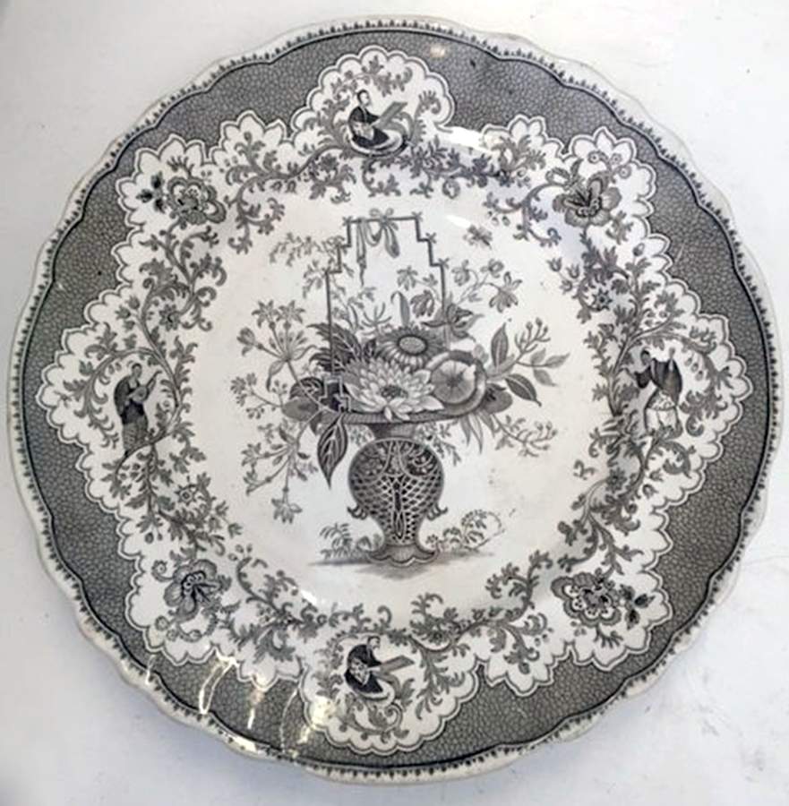 Bouquet Dinner Plate by Unknown Manufacturer-1