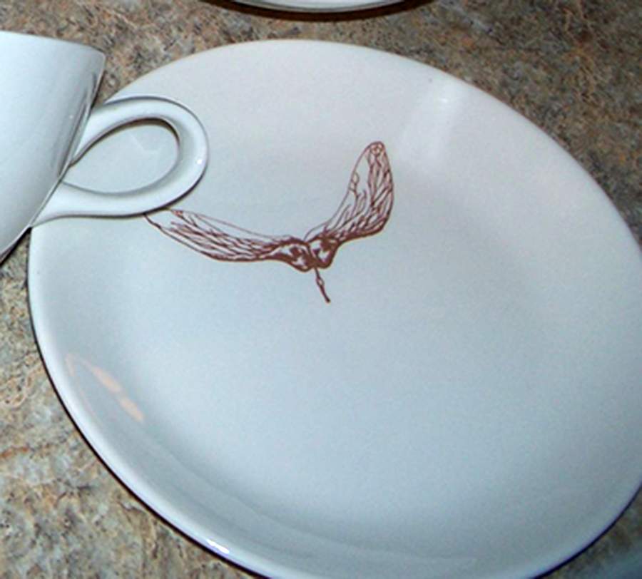Autumn Leaf Salad Plate by USA-1