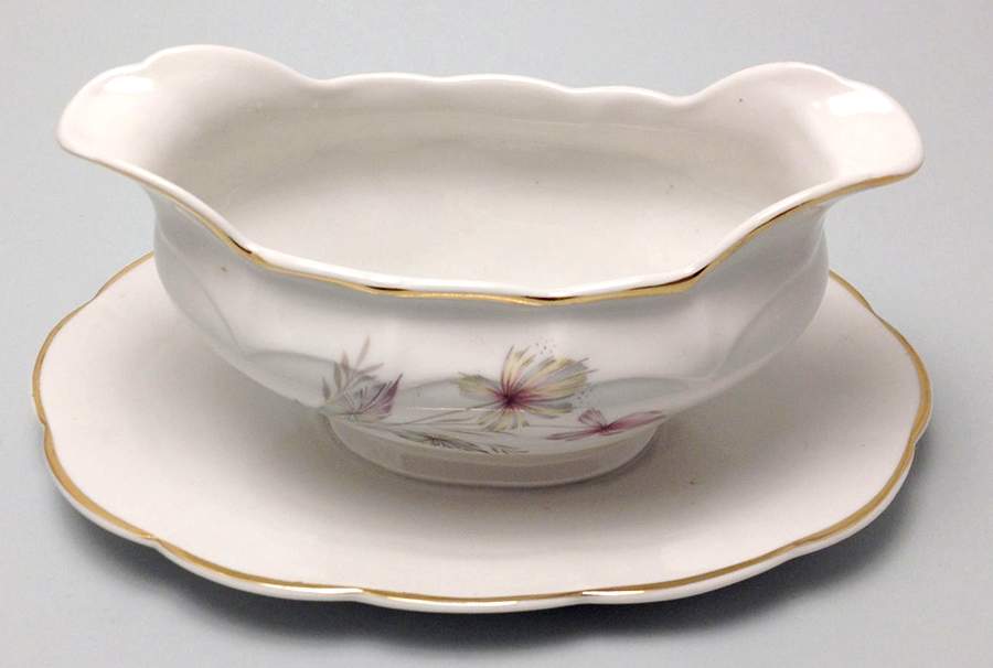 5090 Gravy Boat with Attached Underplate by Unknown Manufacturer-1