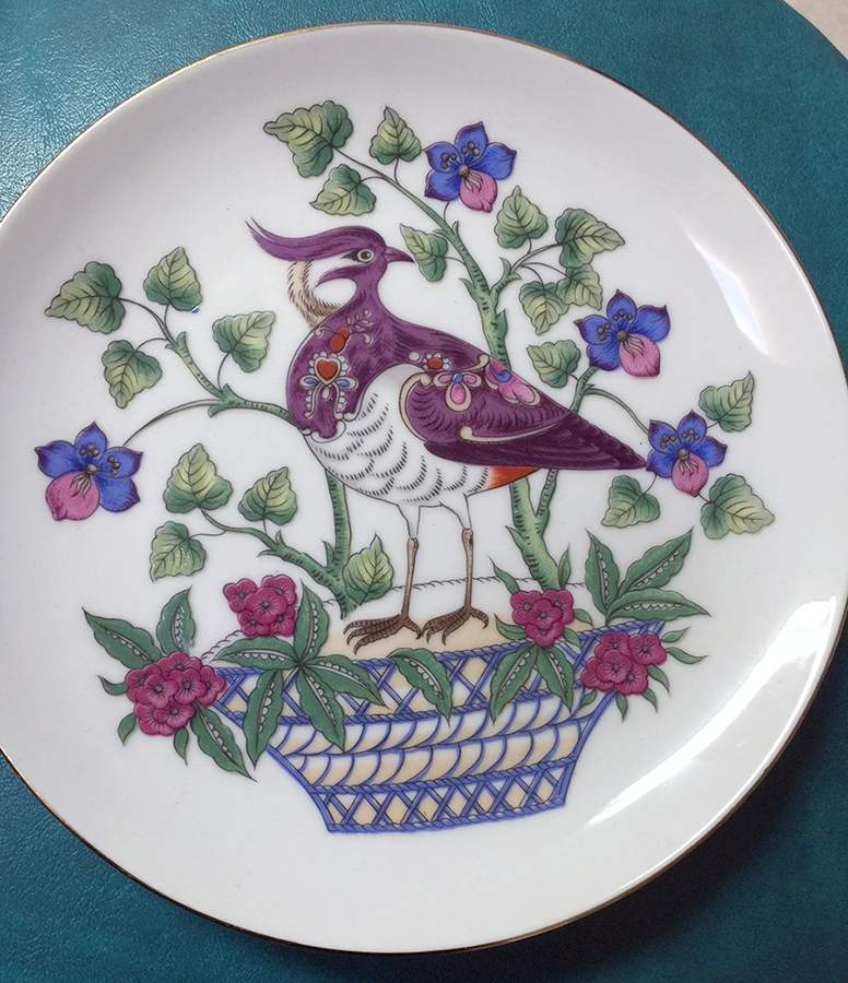 Aviary Salad Plate by Seymour Mann-1