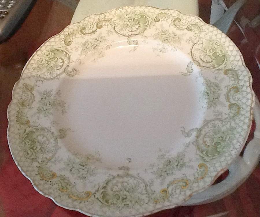 Accacia Green Dinner Plate by Upper Hanley-1