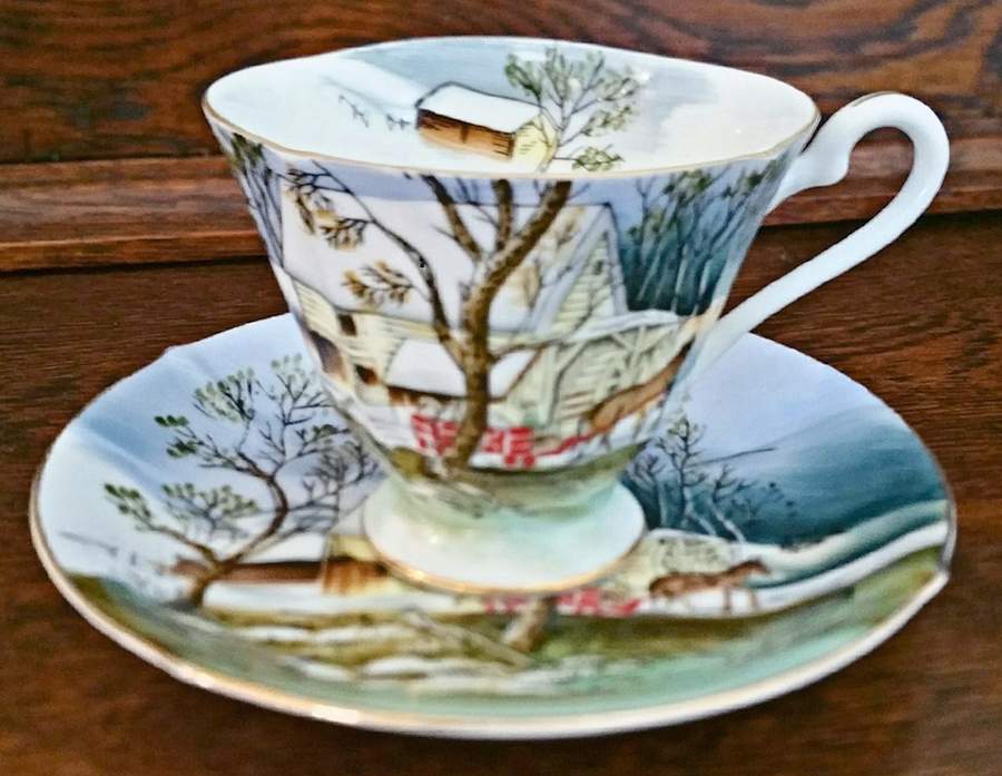 Yuletide Series Footed Cup by Unknown Manufacturer-1
