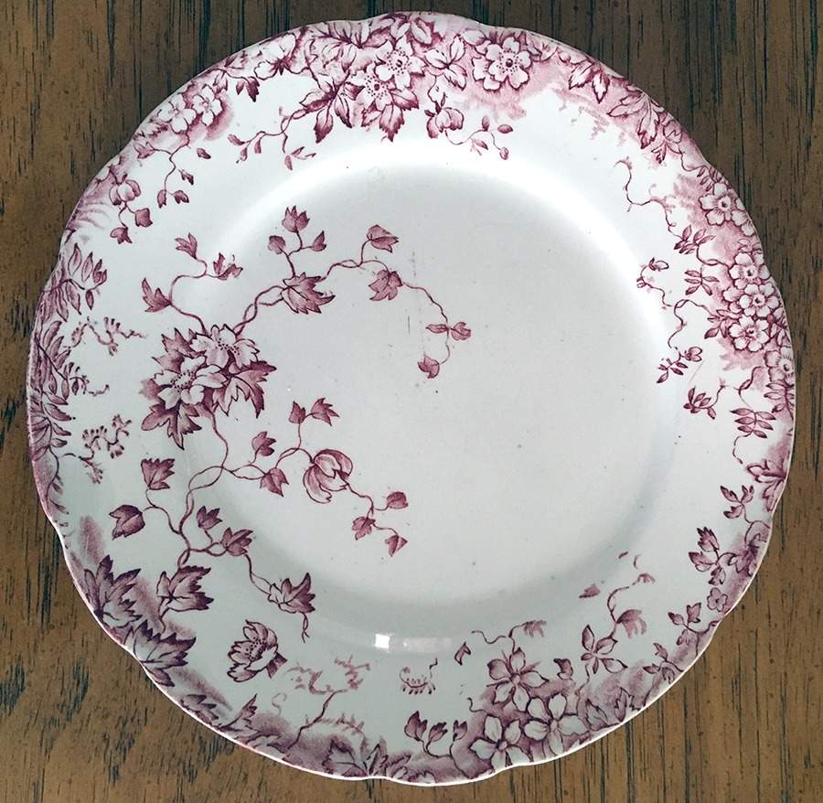 Alhambra Red Dinner Plate by Upper Hanley-1