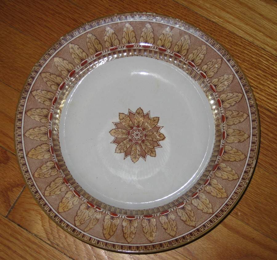 Feather Dinner Plate by England-1