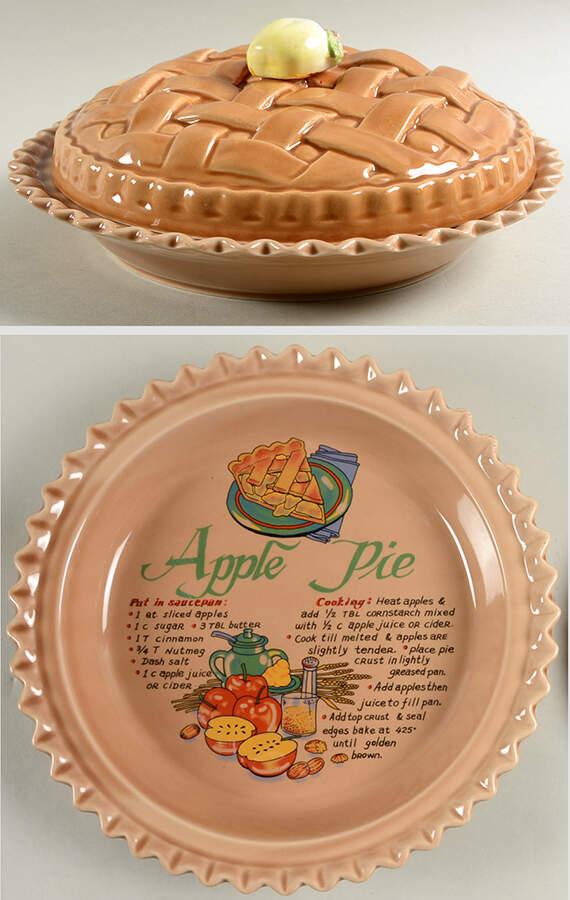 U1C1 Pie Plate Safe with Ceramic Lid by Universal Trumps Cor-1