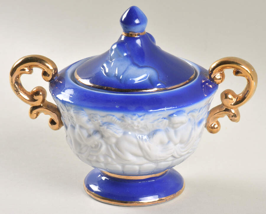 UC629 Sugar Bowl & Lid by Unknown Manufacturer-1
