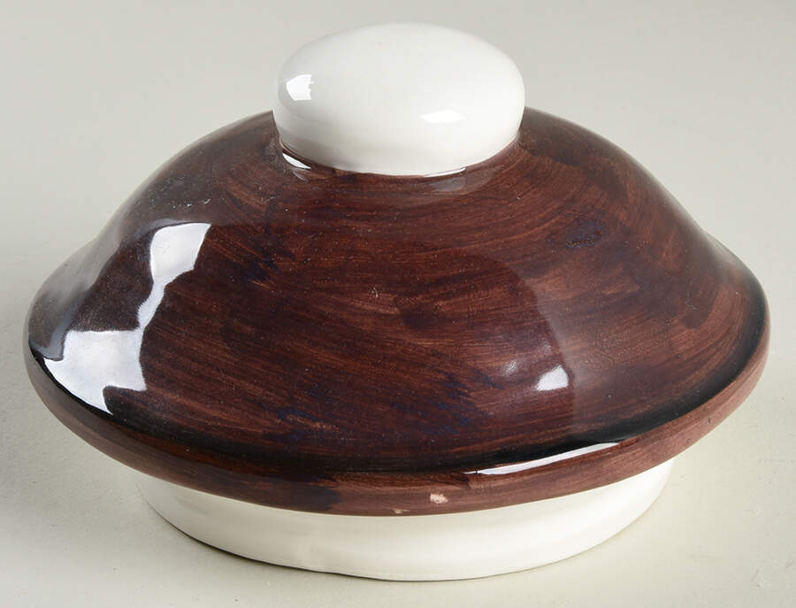 Cookie Jars Lid for Figural Cookie Jar by Unknown Manufacturer-1