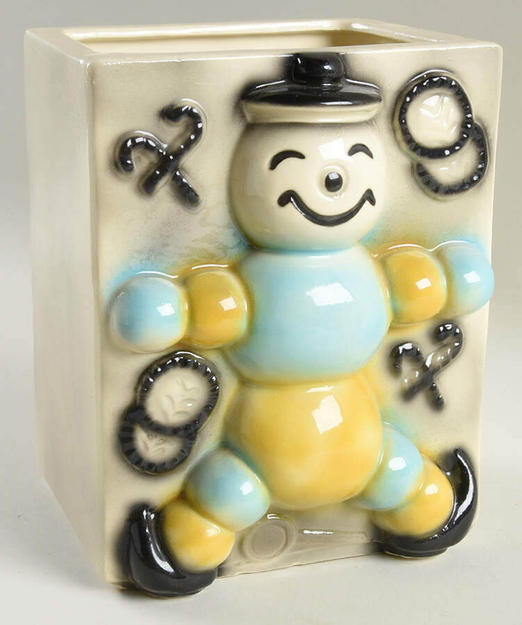 Cookie Jars Figural Cookie Jar No Lid by Ungemach Pottery Co-1