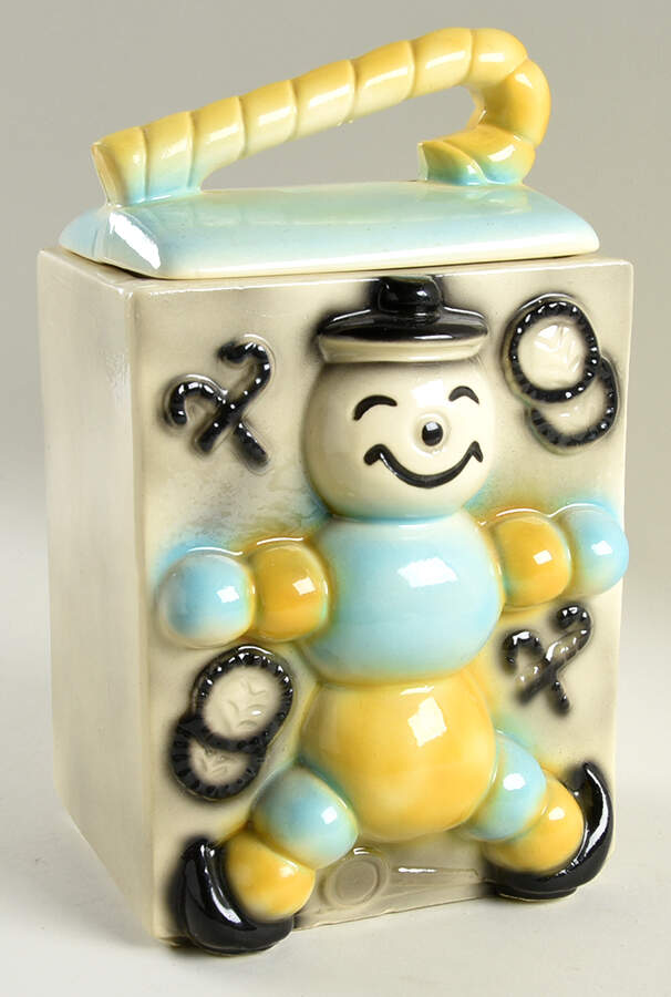 Cookie Jars Figural Cookie Jar & Lid by Ungemach Pottery Co-1