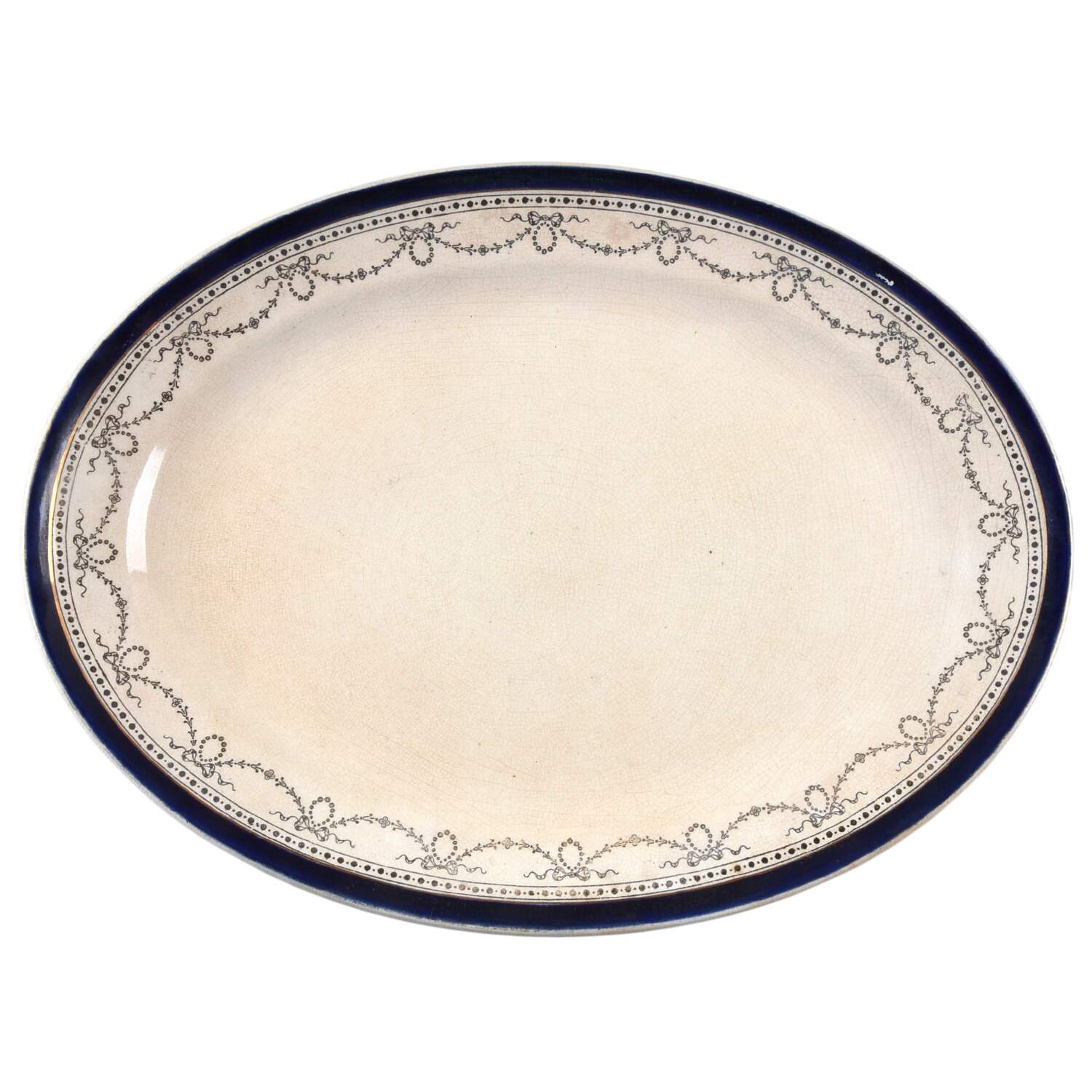 UC2 12" Oval Serving Platter by Unknown Manufacturer-1