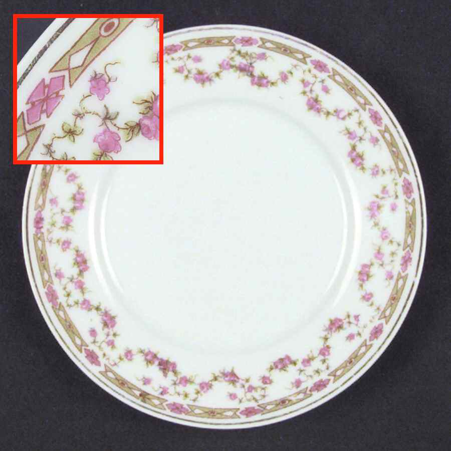 VTO31 Bread & Butter Plate by Victoria (Austria)-1