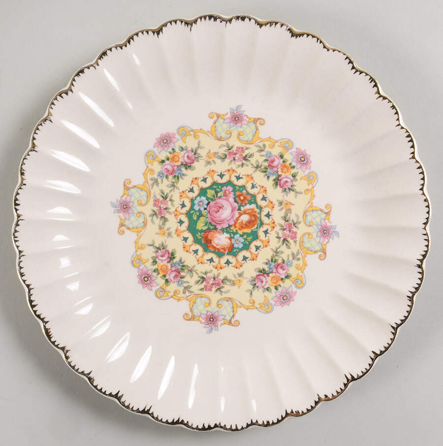 Melody Dinner Plate by Vanity Fair-1