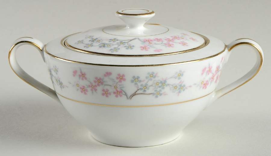 Blossom Time Sugar Bowl & Lid by Valmont-1